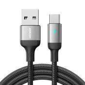Joyroom kabel USB - USB C 3A do szybkiego ładowania i transferu danych A10 Series 2 m czarny (S-UC027A10)