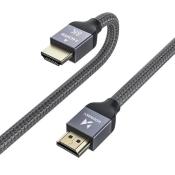 Wozinsky kabel HDMI 2.1 8K 60 Hz 48 Gbps / 4K 120 Hz / 2K 144 Hz 2 m srebrny (WHDMI-20)
