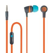 Forever słuchawki przewodowe JSE-200 dokanałowe jack 3,5mm pomarańczowe active
