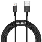 Baseus Superior kabel USB - Lightning 2,4 A 2 m czarny (CALYS-C01)