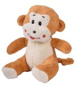 Pluszowa małpka ELIAS, biały, brązowy