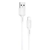 WK Design YouPin kabel przewód USB - Lightning 3A Power Delivery 1m biały (WDC-136i)