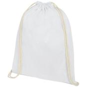 Plecak Oregon wykonany z bawełny o gramaturze 140 g/m2 ze sznurkiem ściągającym