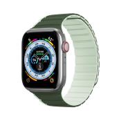 Magnetyczny pasek Apple Watch Ultra, SE, 9, 8, 7, 6, 5, 4, 3, 2, 1 (49, 45, 44, 42 mm) Dux Ducis Strap (LD Version) - zielony