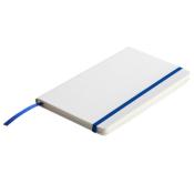 Notatnik Carmona 130x210/80k linia, niebieski/biały