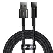 Baseus Tungsten kabel USB - USB Typ C 66 W (11 V / 6 A) Quick Charge AFC FCP SCP 2 m czarny (CATWJ-C01)