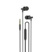 XO słuchawki przewodowe EP35 jack 3,5mm dokanałowe zielone