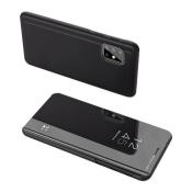 Clear View Case futerał etui z klapką Samsung Galaxy S20 FE 5G czarny