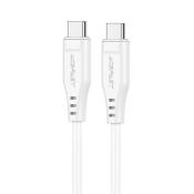 Acefast kabel USB Typ C - USB Typ C 1,2m, 60W (20V/3A) biały (C3-03 white)