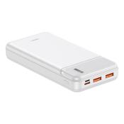Remax Pure power bank 20000mAh 22,5W Power Delivery Quick Charge 2x USB / 1x USB Typ C biały (RPP-238 White)
