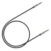 Baseus kabel audio Yiven M30 jack 3,5 mm - jack 3,5 mm 0,5 m srebrno-czarny