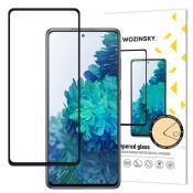 Wozinsky super wytrzymałe szkło hartowane Full Glue na cały ekran z ramką Case Friendly Samsung Galaxy A52s 5G / A52 5G / A52 4G czarny