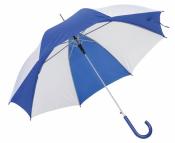 Automatyczny parasol DANCE, biały, niebieski