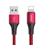 Joyroom kabel USB - Lightning 3 A 0,2 m czerwony (S-0230N1)