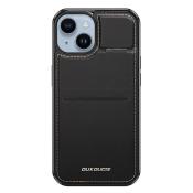 Etui portfel Dux Ducis Rafi Mag z podstawką 3w1 do iPhone 14 Plus z MagSafe i blokadą RFID - czarne