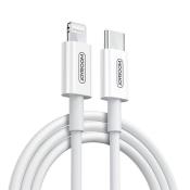 Joyroom kabel do szybkiego ładowania USB Typ C - Lightning (certyfikat MFI) Power Delivery 3 A 1,2 m biały (S-M420)
