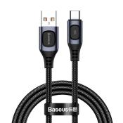 Baseus kabel Flash USB - USB-C 1,0 m 5A szary