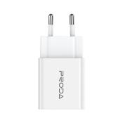 Proda Surui ładowarka sieciowa USB / USB Typ C 20W Power Delivery  biały (PD-A38 white)