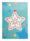 karta świąteczna, gwiazda TreeCard