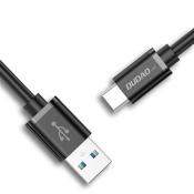 Dudao kabel przewód USB - USB Typ C Super Fast Charge 1 m czarny (L5G-Black)