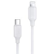 Joyroom kabel USB-C - Lightning 480Mb/s 20W 0.25m biały (S-CL020A9)