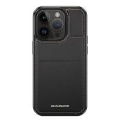Etui portfel Dux Ducis Rafi Mag z podstawką 3w1 do iPhone 14 Pro Max z MagSafe i blokadą RFID - czarne