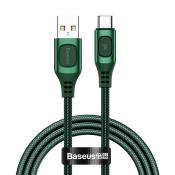 Baseus kabel Flash USB - USB-C 1,0 m 5A zielony
