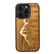 Etui drewniane na iPhone 15 Pro Bewood Góry Imbuia