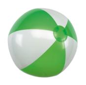 Nadmuchiwana piłka plażowa ATLANTIC SHINY, biały, zielony