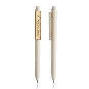 Długopis z włókna bambusowego z bambusowym klipem