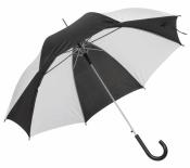Automatyczny parasol DANCE, biały, czarny