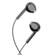 XO Słuchawki przewodowe EP54 jack 3,5mm douszne czarne