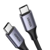 Ugreen kabel przewód USB Typ C - USB Typ C Power Delivery 240W 5A 2m szary (90440 US535)