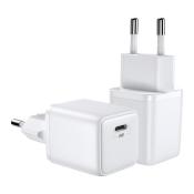 Joyroom szybka ładowarka sieciowa USB Typ C 30W Power Delivery Quick Charge 3.0 AFC FCP biała (L-P301)