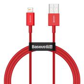 Baseus Superior kabel USB - Lightning 2,4 A 1 m czerwony (CALYS-A09)