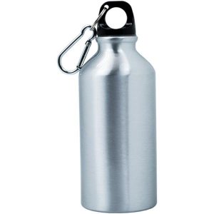 Bidon aluminiowy 400 ml, z karabinczykiem / Freshy.jpg