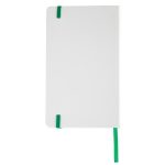 Notatnik Carmona 130x210/80k linia, zielony/biały.jpg