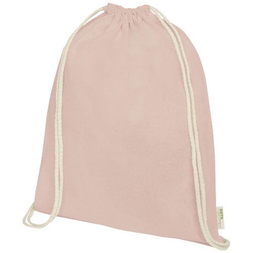 Orissa 100 g/m2 organic cotton drawstring bag 5L