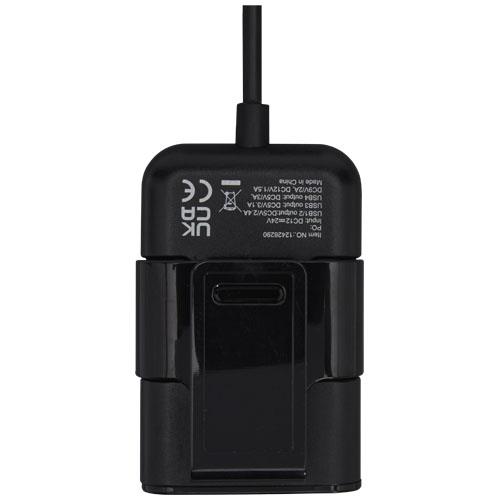 Pilot podwójna ładowarka samochodowa z podwójnym przedłużaczem ładowarki dla tylnych siedzeń QC 3.0.jpg