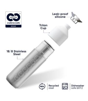 Butelka stalowa ze stalową nakrętką - Dopper Steel 490ml.jpg
