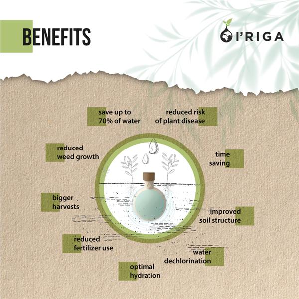 Ceramiczne naczynie do nawadniania roślin 400 ml B'RIGHT | I'Riga - V8891-00.jpg