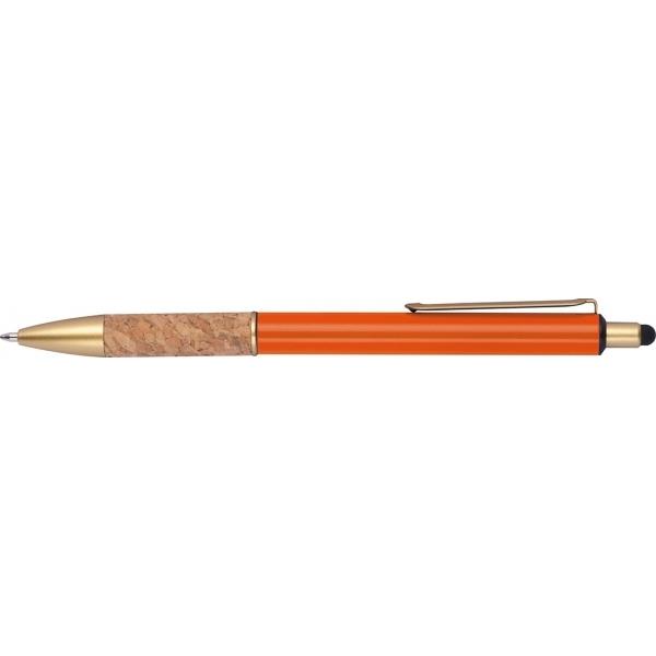 Długopis metalowy touch pen CAPRI - pomarańczowy