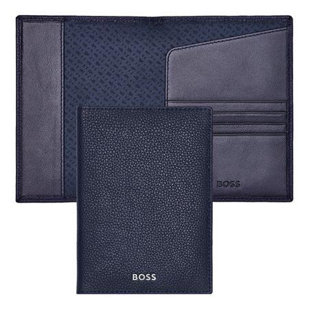 Etui na paszport Classic Grained Navy