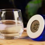 Inteligentny eko zegar na wodę - niebieski