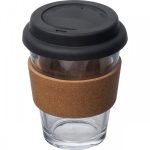 Kubek szklany WROCŁAW 350 ml - czarny