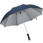 Lekki parasol JOKER, granatowy, srebrny