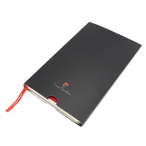 Notes A5 HIGHSCRIBE z metalowymi krawędziami Pierre Cardin - czerwony.jpg