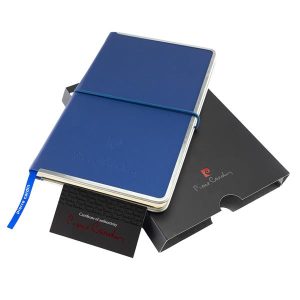 Notes A5 HIGHSCRIBE z metalowymi krawędziami Pierre Cardin - niebieski.jpg