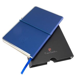 Notes A5 HIGHSCRIBE z metalowymi krawędziami Pierre Cardin - niebieski.jpg