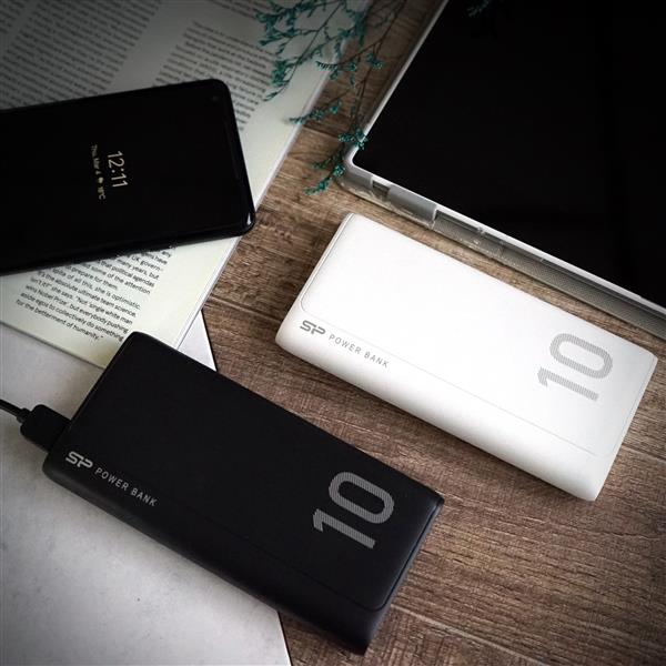 POWER BANK SILICON POWER GP15 10 000 MAH - biały